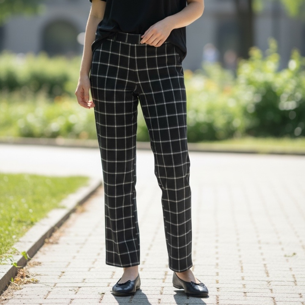 10 Crosby Derek Lam plaid ankle pants women’s‎ size 2